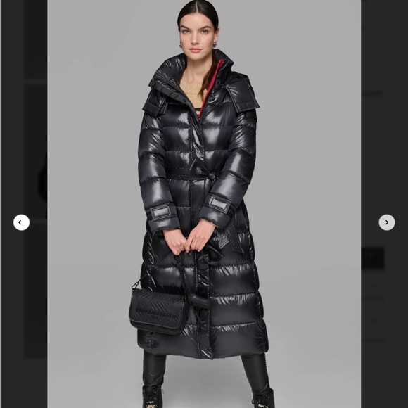 Karl Lagerfeld Black Puffer Jacket - Picture 7 of 8
